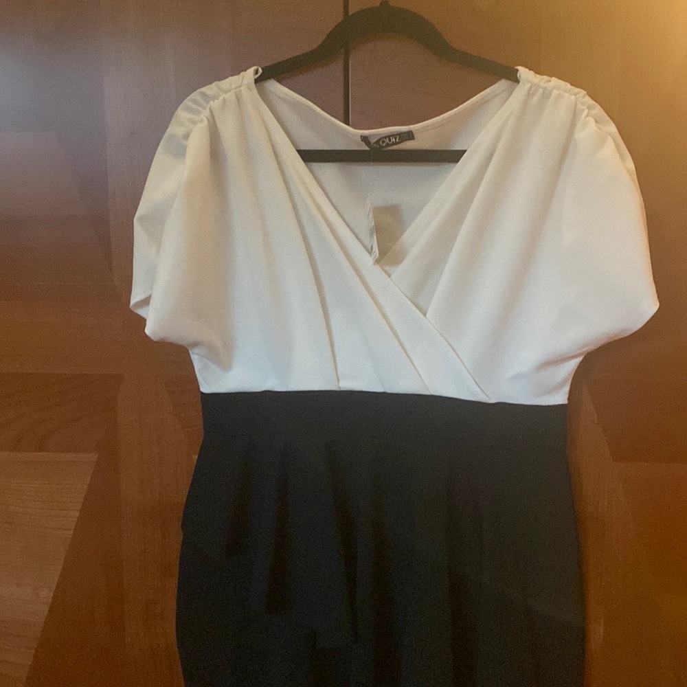 Never worn! Black and White Quiz Clothing Dress -size 12